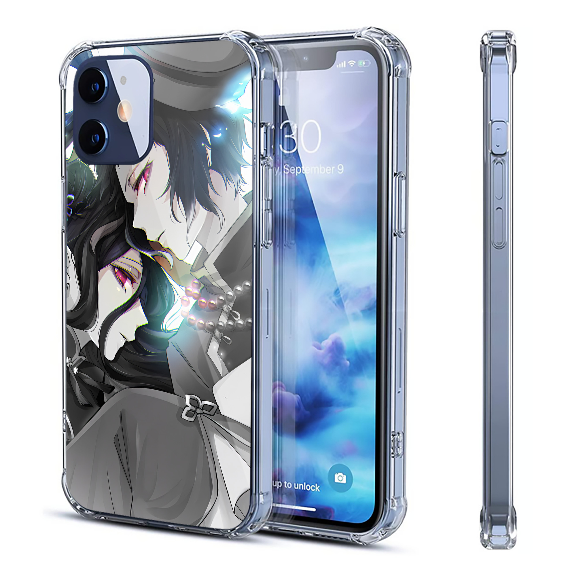 （画像用） 文豪ストレイドッグス Bungo Stray Dogs 【iPhone 12シリーズ対応】透明スマホケース（クリアソフトケース）
